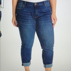 KUT from the Kloth Katy Rolled Hem Boyfriend Jeans